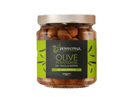 Olive Peranzana da Tavola intere in Salamoia
