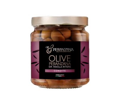 Olive Peranzana da Tavola Intere Condite